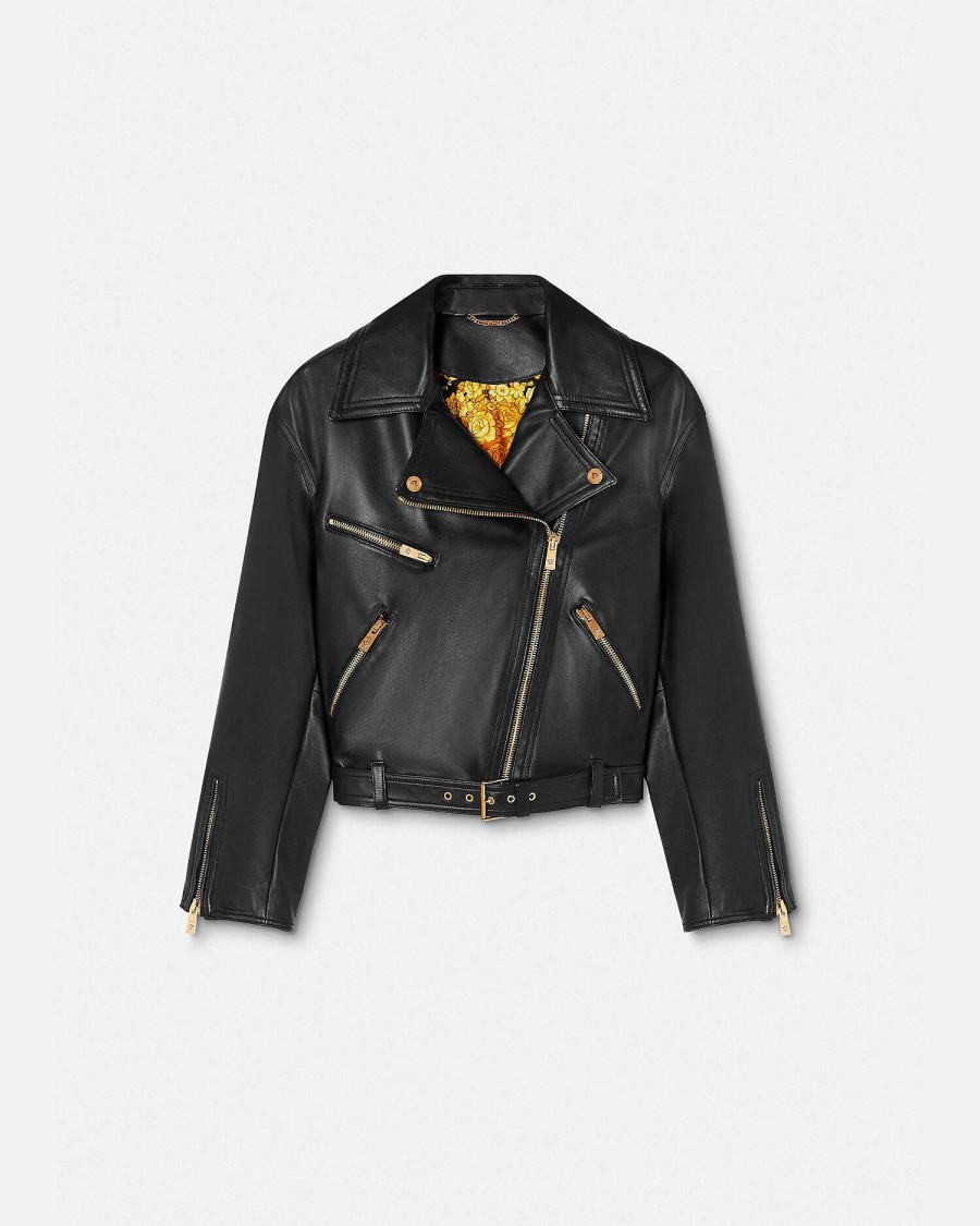 Online Leather Biker Jacket Outerwear & Coats