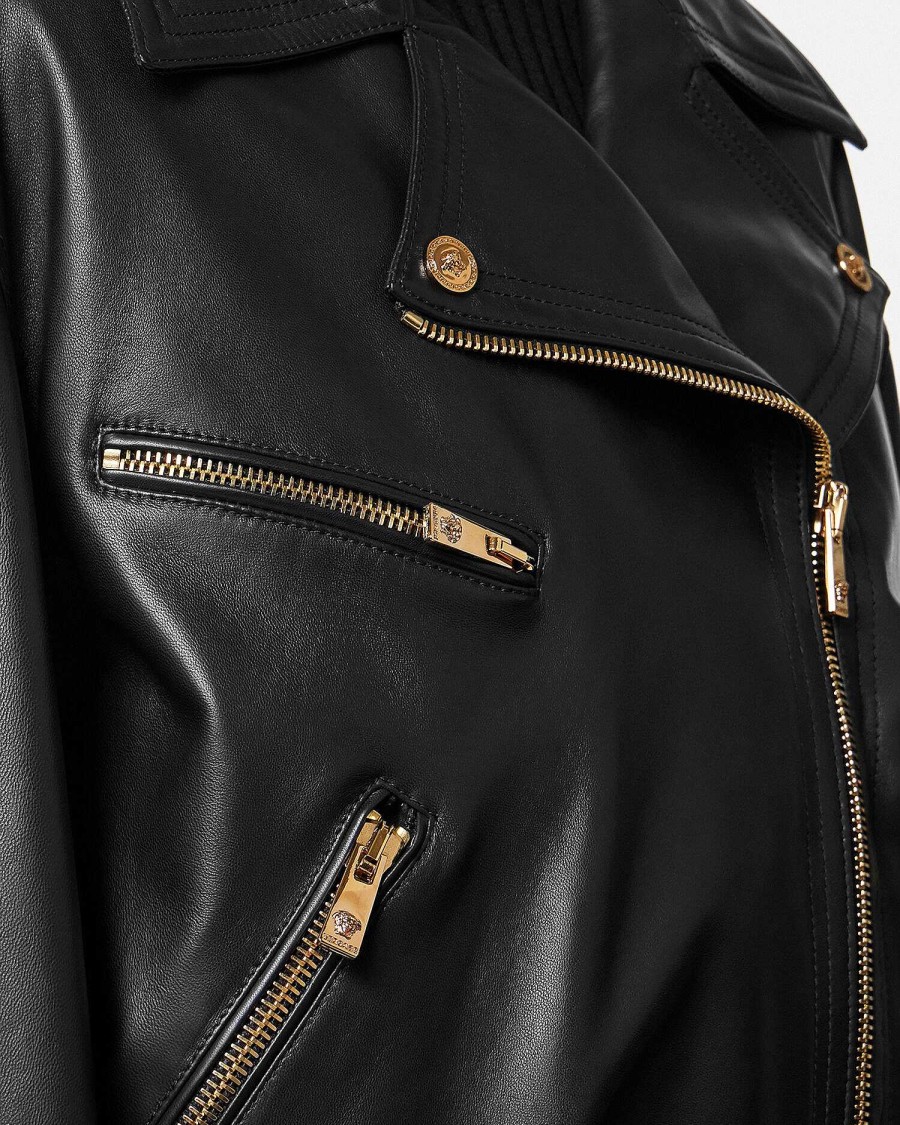 Online Leather Biker Jacket Outerwear & Coats