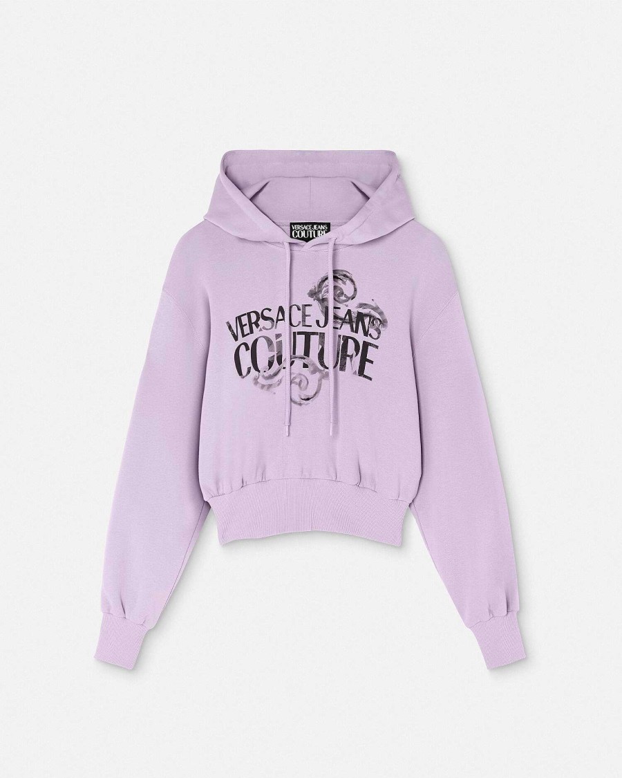 Online Watercolor Couture Logo Hoodie Clothing