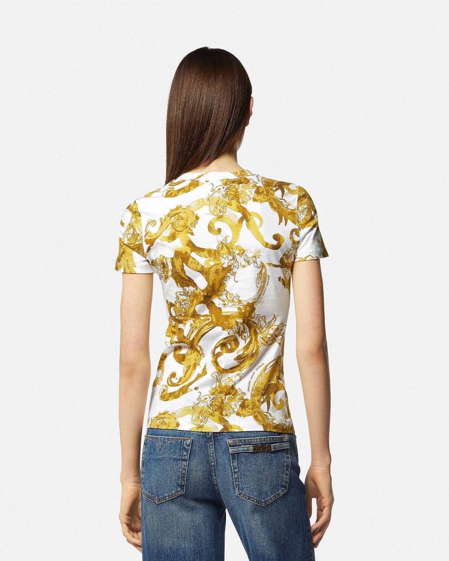 Online Watercolour Couture T-Shirt Clothing