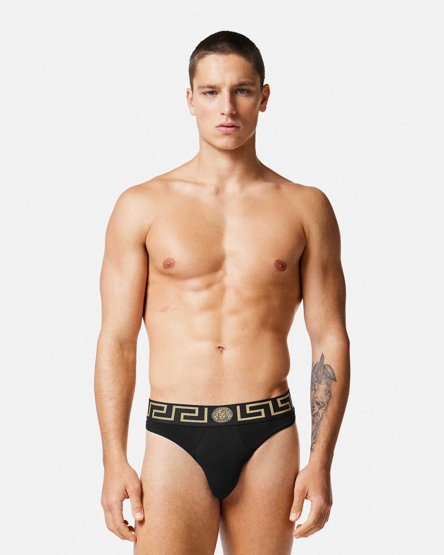 Wholesale Greca Border Thong Briefs