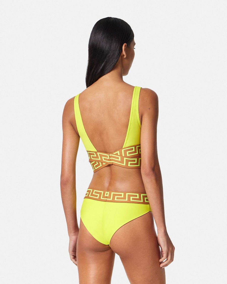 New Greca Border Bikini Bottoms Swimwear