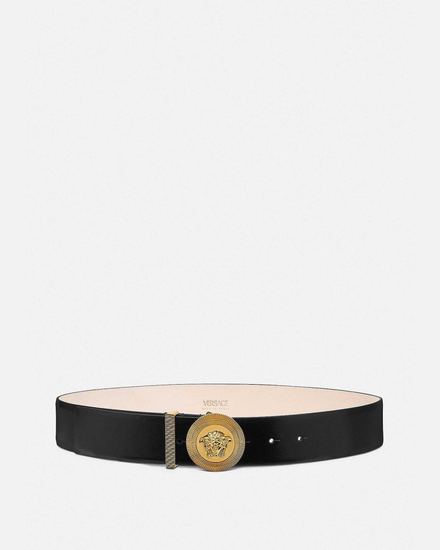 New Medusa Biggie Leather Belt Belts