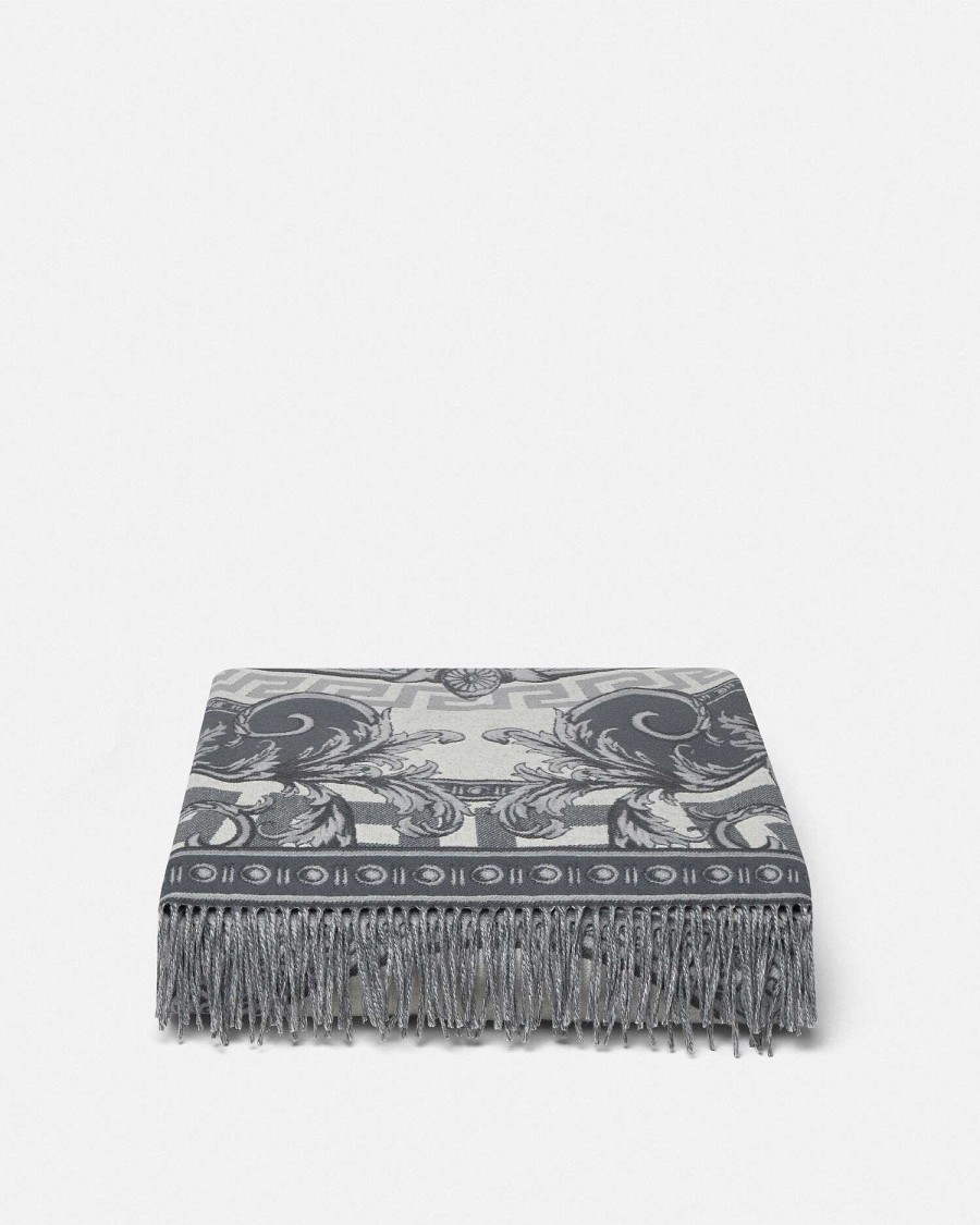 Online La Coupe Des Dieux Fringed Blanket Comforters & Blankets