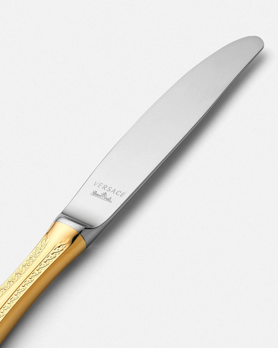 Hot Medusa Gilded Dinner Knife Cutlery