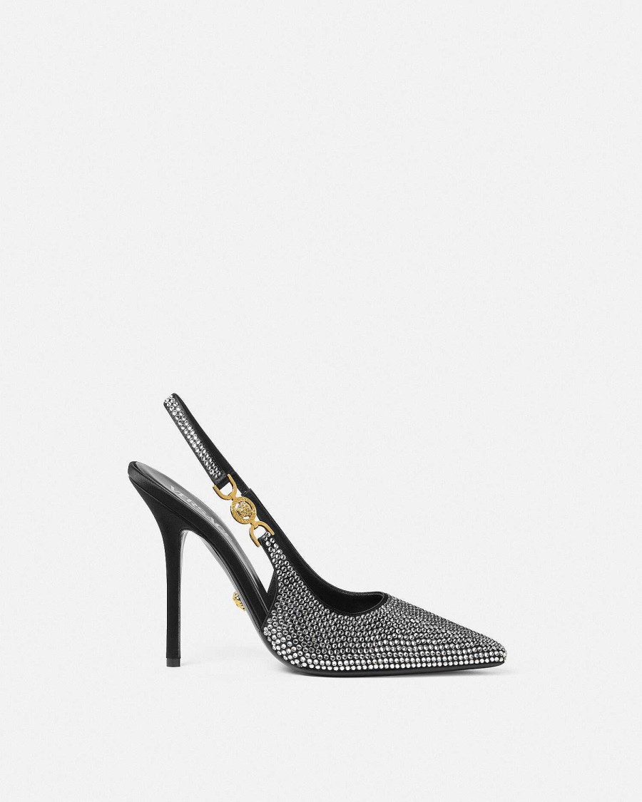 Clearance Crystal Medusa '95 Slingback Pumps 110 Mm Pumps & Slingbacks