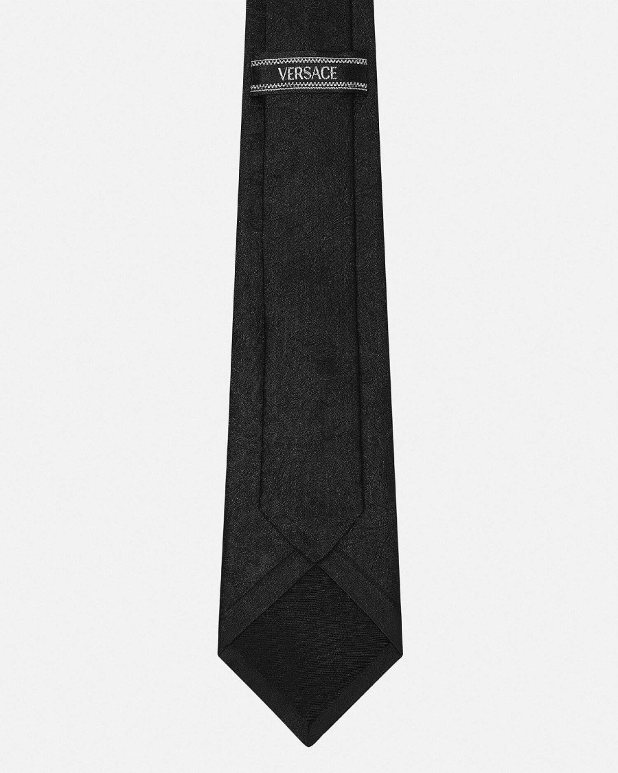 Best Barocco Jacquard Silk Tie Soft Accessories