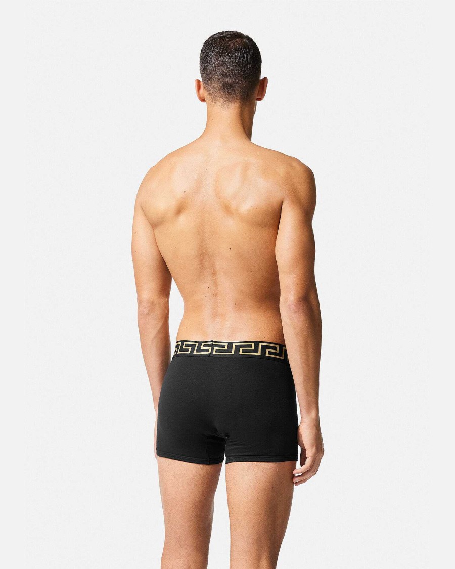 Clearance Greca Border Long Trunks Boxers