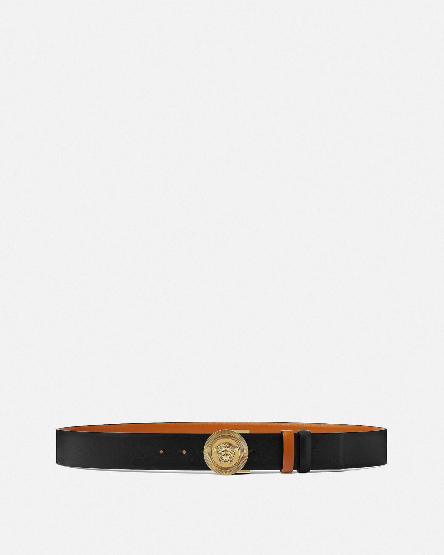 Clearance Medusa Biggie Reversible Leather Belt Belts