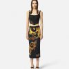 Online Watercolour Couture Midi Skirt Clothing