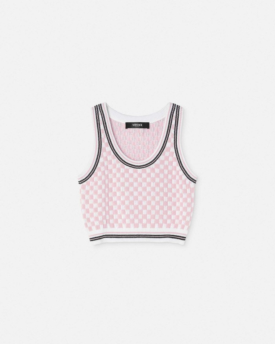 Clearance Contrasto Knit Tank Top Shirts & Tops