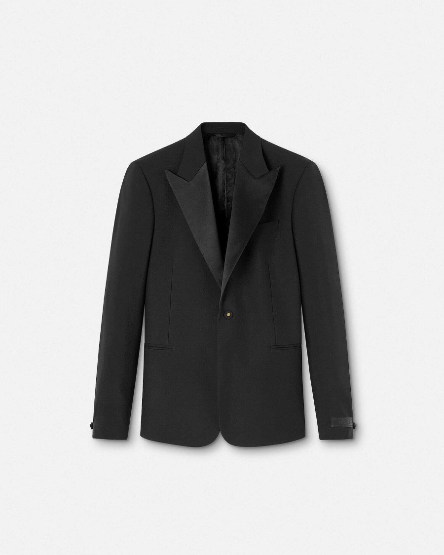 Clearance Mohair-Blend Single-Breasted Blazer Blazers & Suits