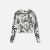 Wholesale Watercolor Couture Knit Sweater Clothing