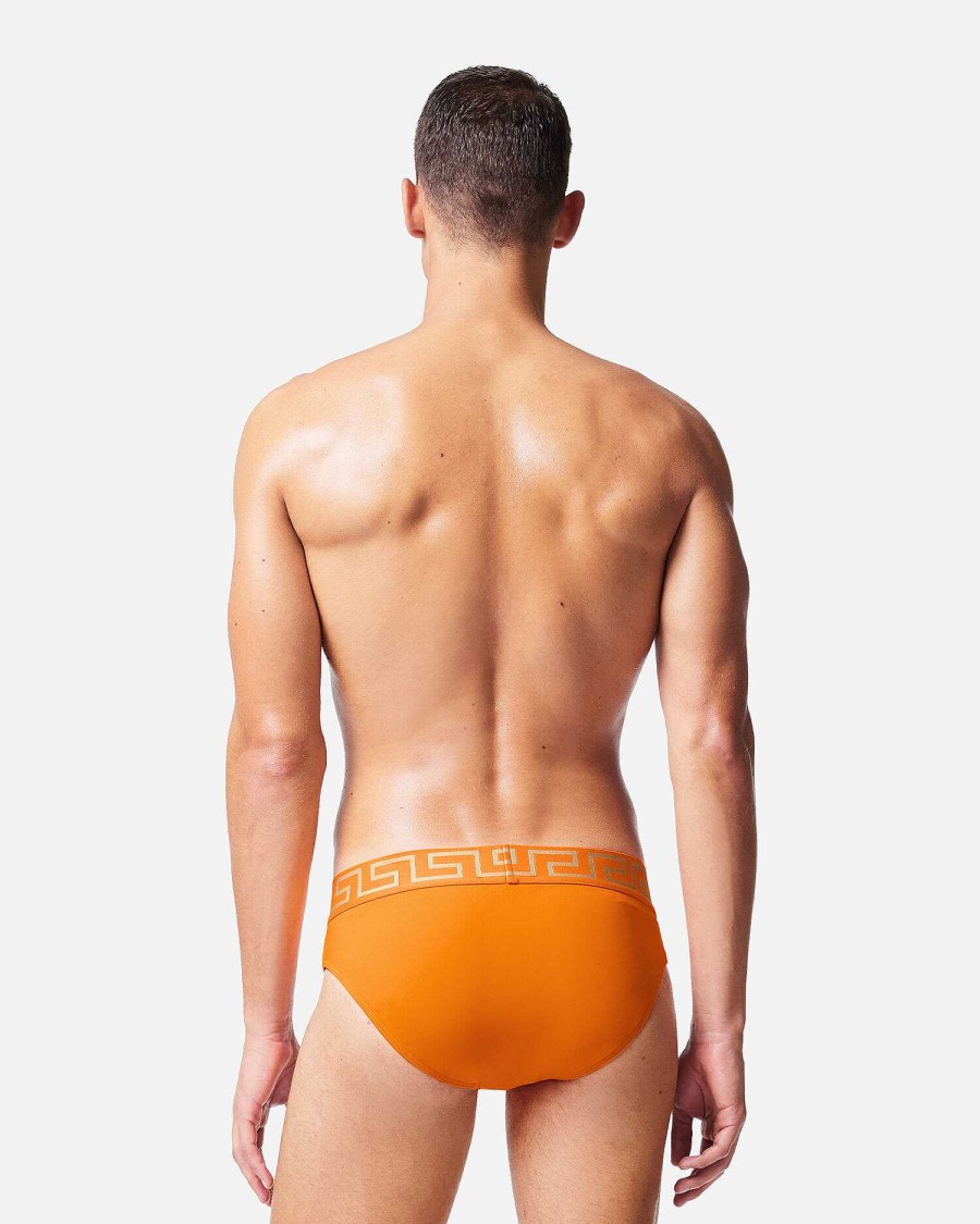 Online Greca Border Swim Briefs Swimwear