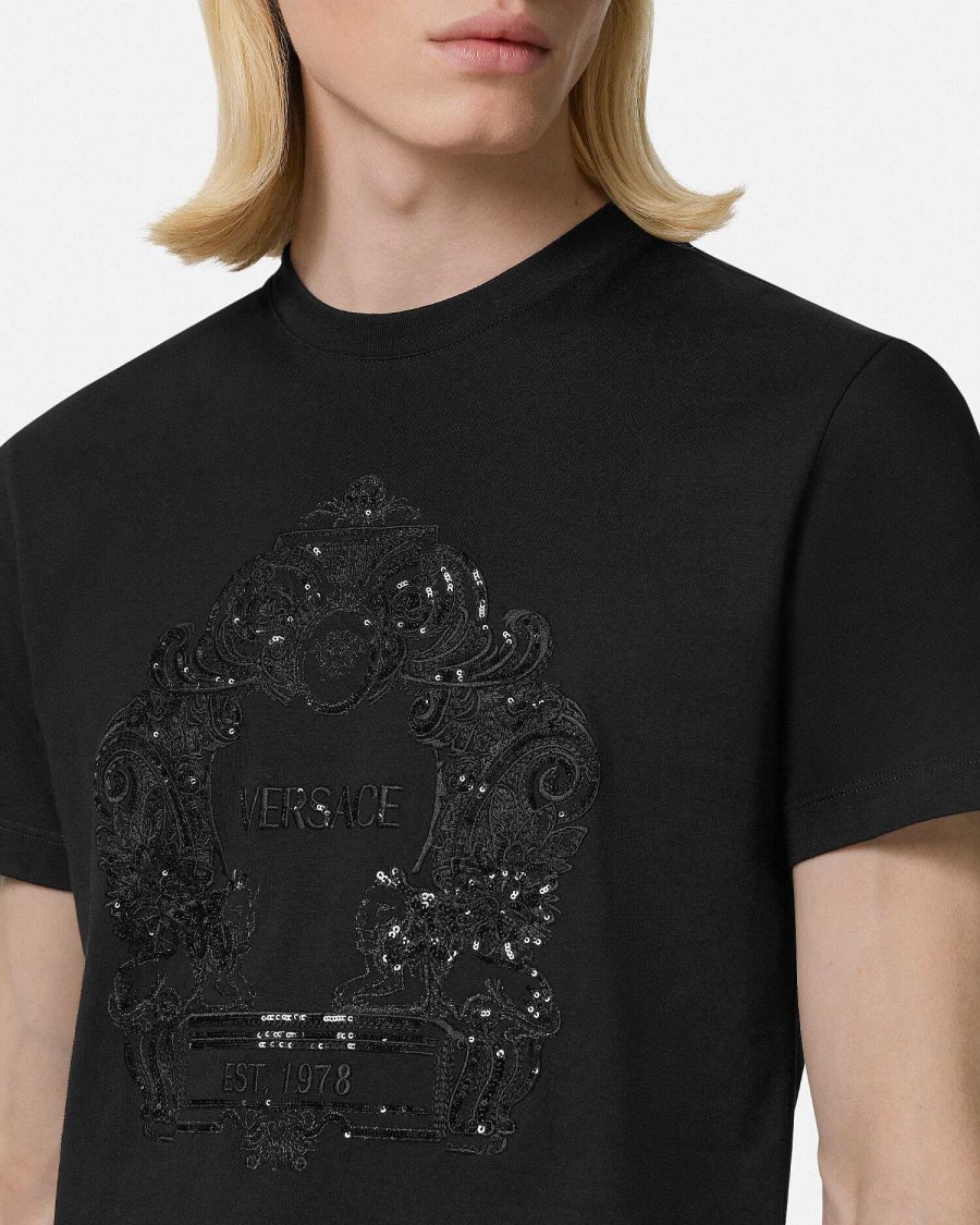 Online Versace Cartouche T-Shirt T-Shirts & Polos