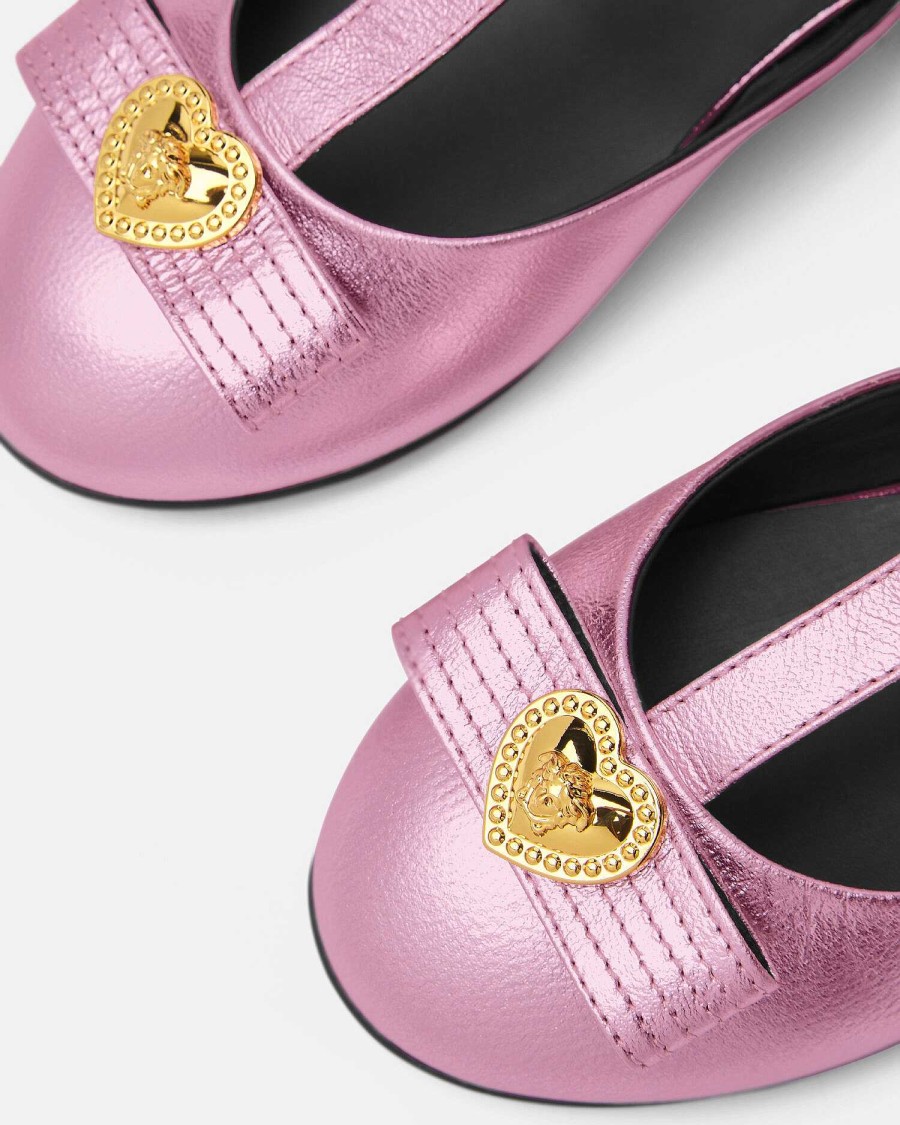 Online Alia Metallic Kids Ballerinas Shoes