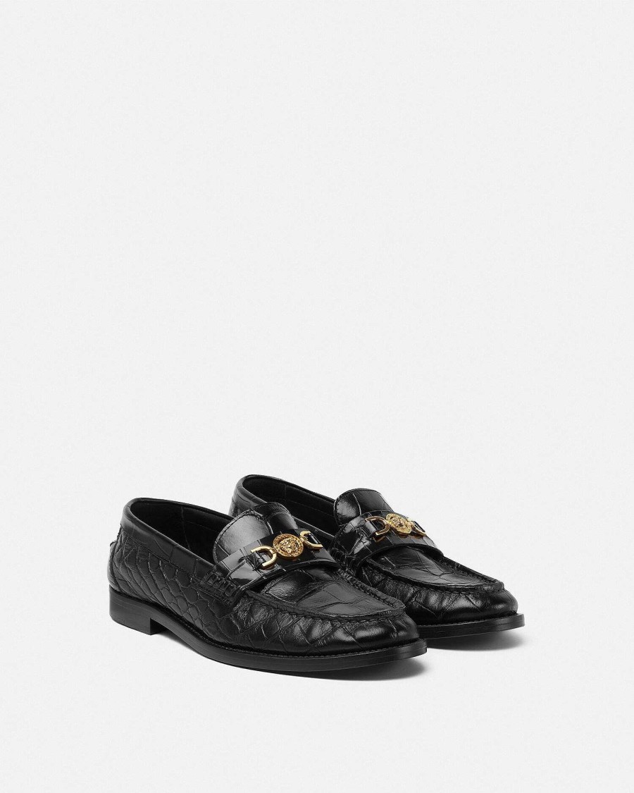 Clearance Croc-Effect Medusa '95 Loafers Loafers & Flats