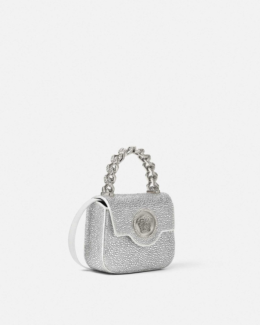 New Crystal La Medusa Mini Bag Top Handle