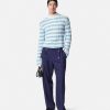 Hot Cable-Knit Nautical Stripe Sweater Knitwear