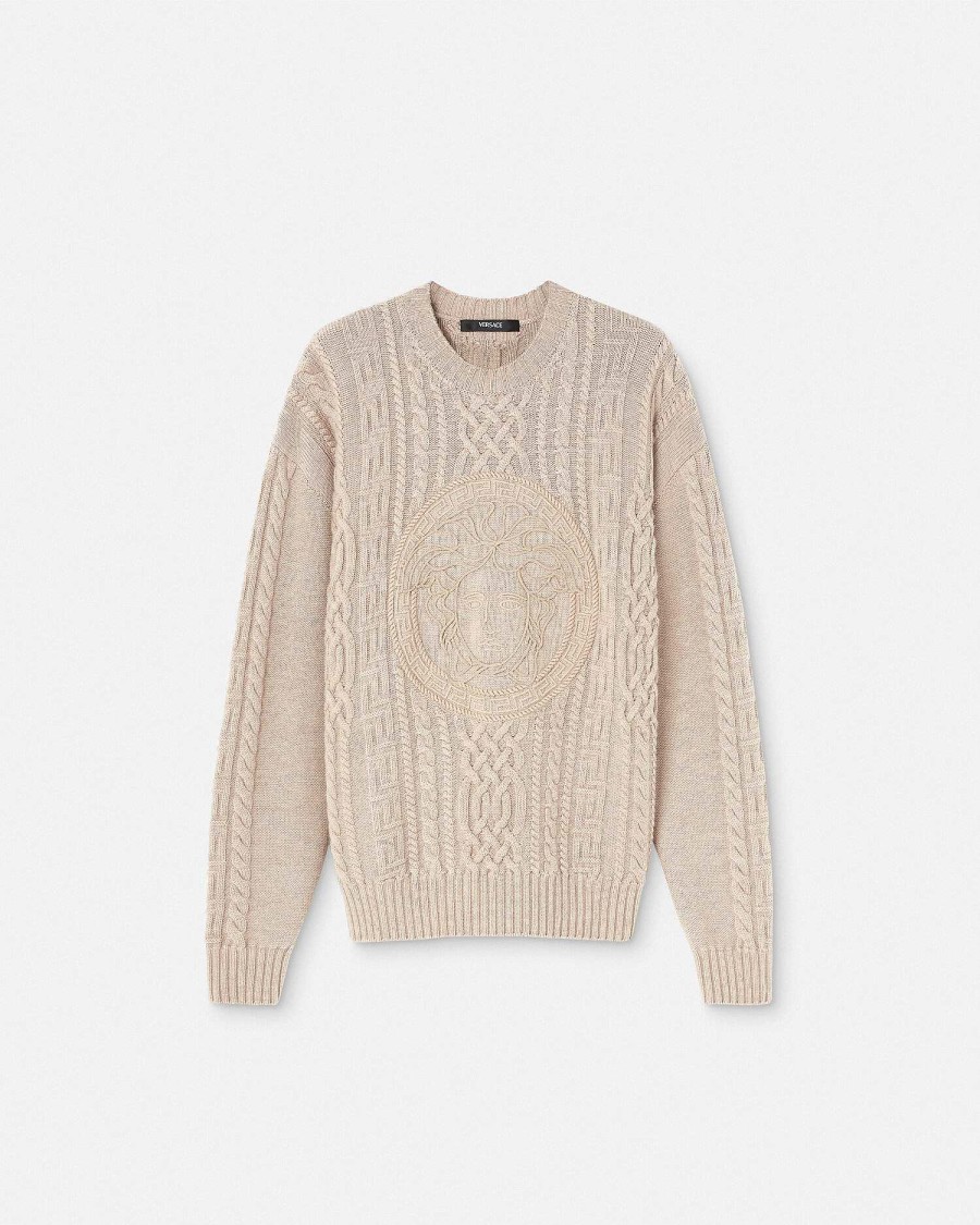 Online Medusa Cable-Knit Sweater Knitwear