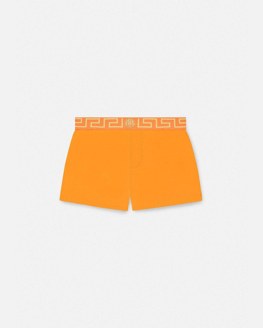 New Greca Border Swim Shorts Swimwear