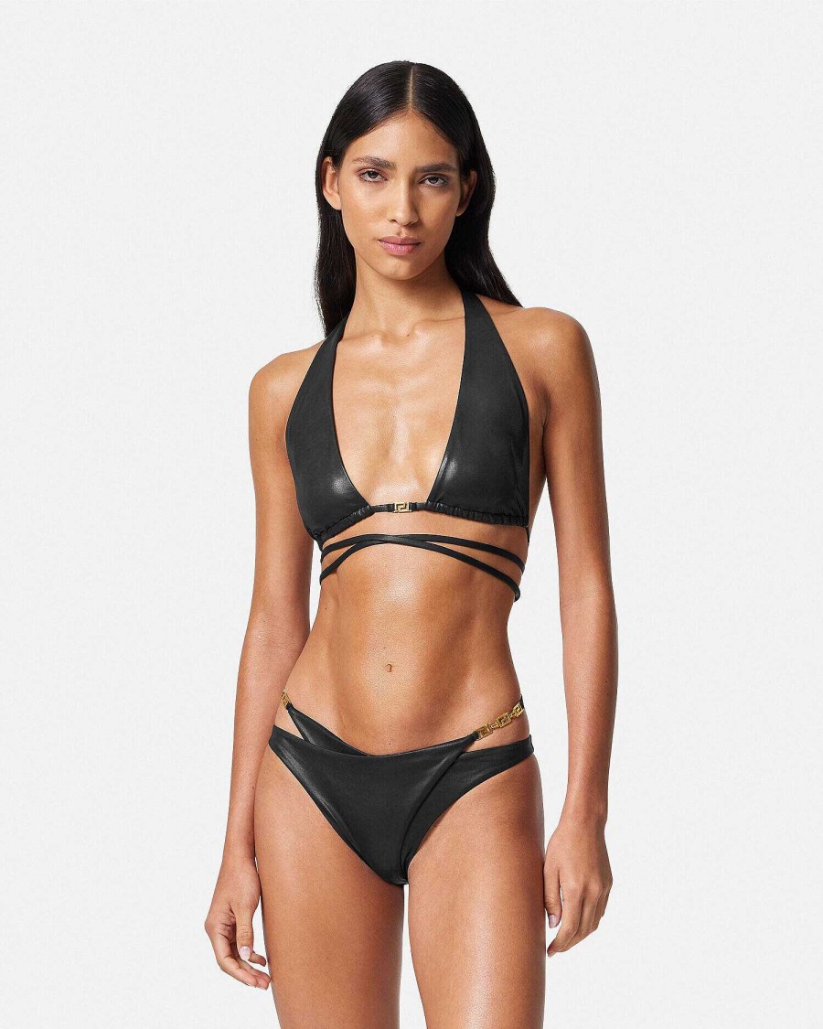 Online Greca Triangle Bikini Top Swimwear