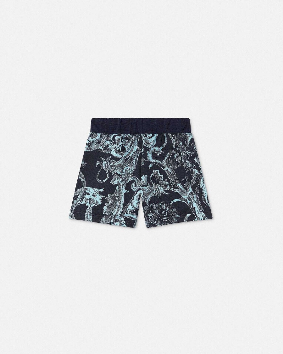 Online Barocco Stencil Baby Sweat Shorts Clothing