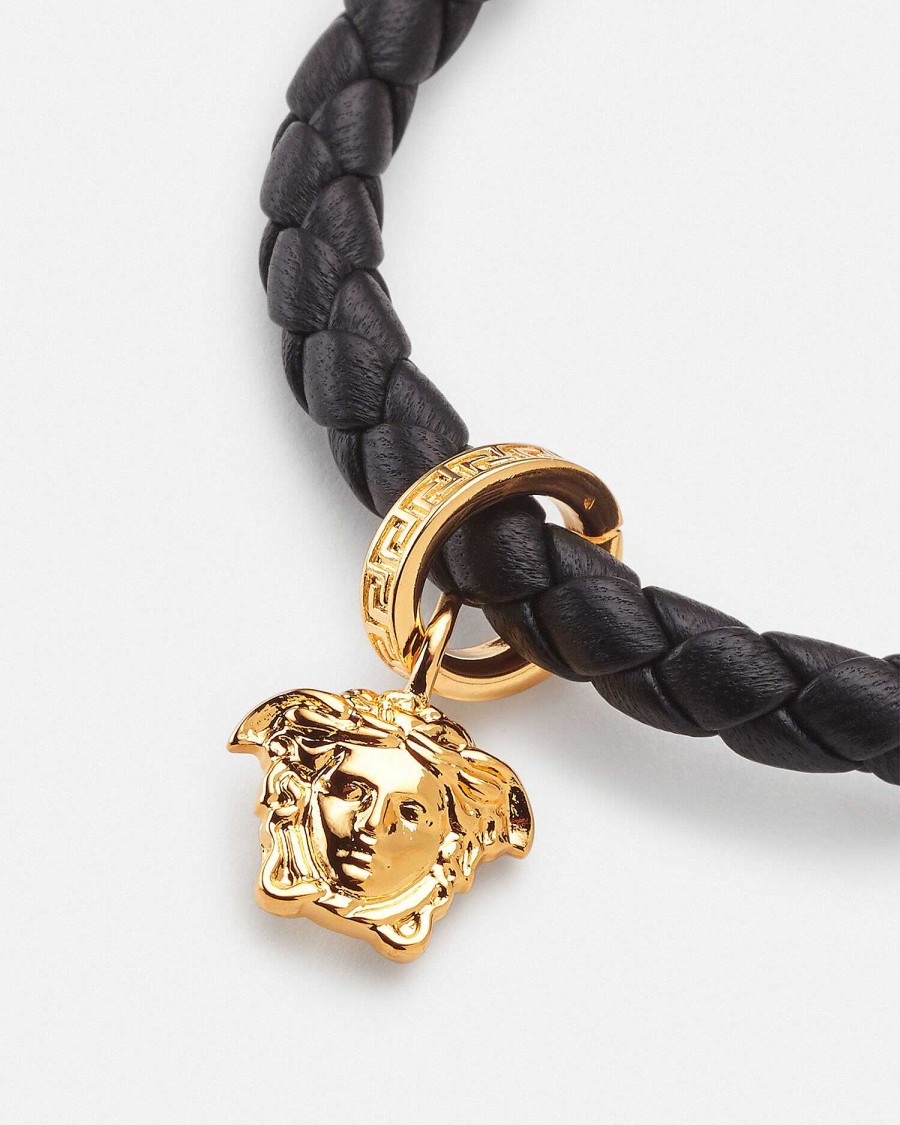 New Medusa Braided Leather Bracelet Bracelets