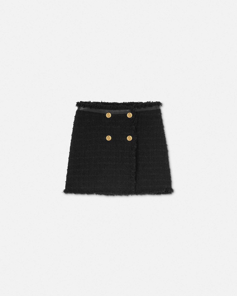 Hot Boucl Tweed Mini Skirt Suits