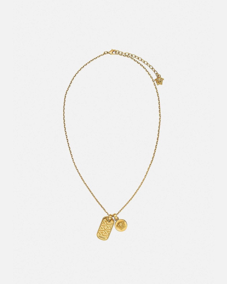 Hot La Greca Tag Necklace Necklaces