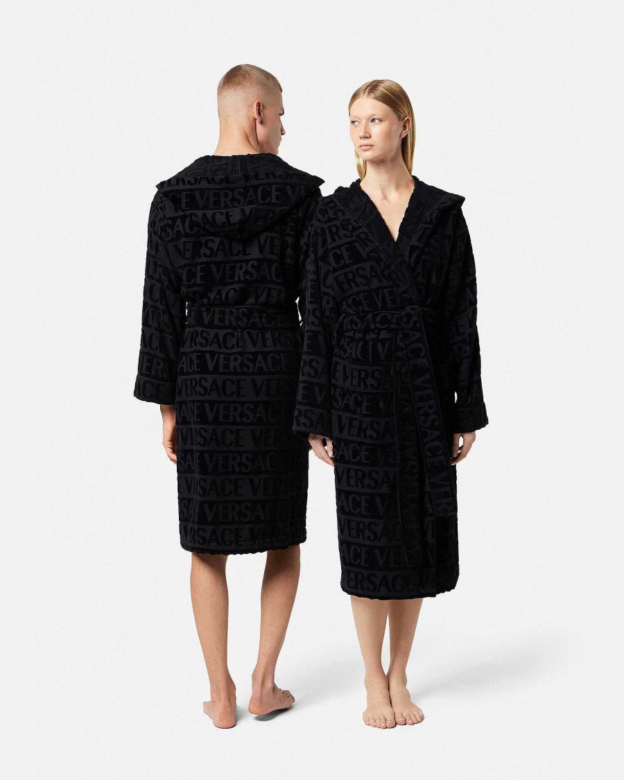 Best Versace Allover Bathrobe Bathrobes & Robes