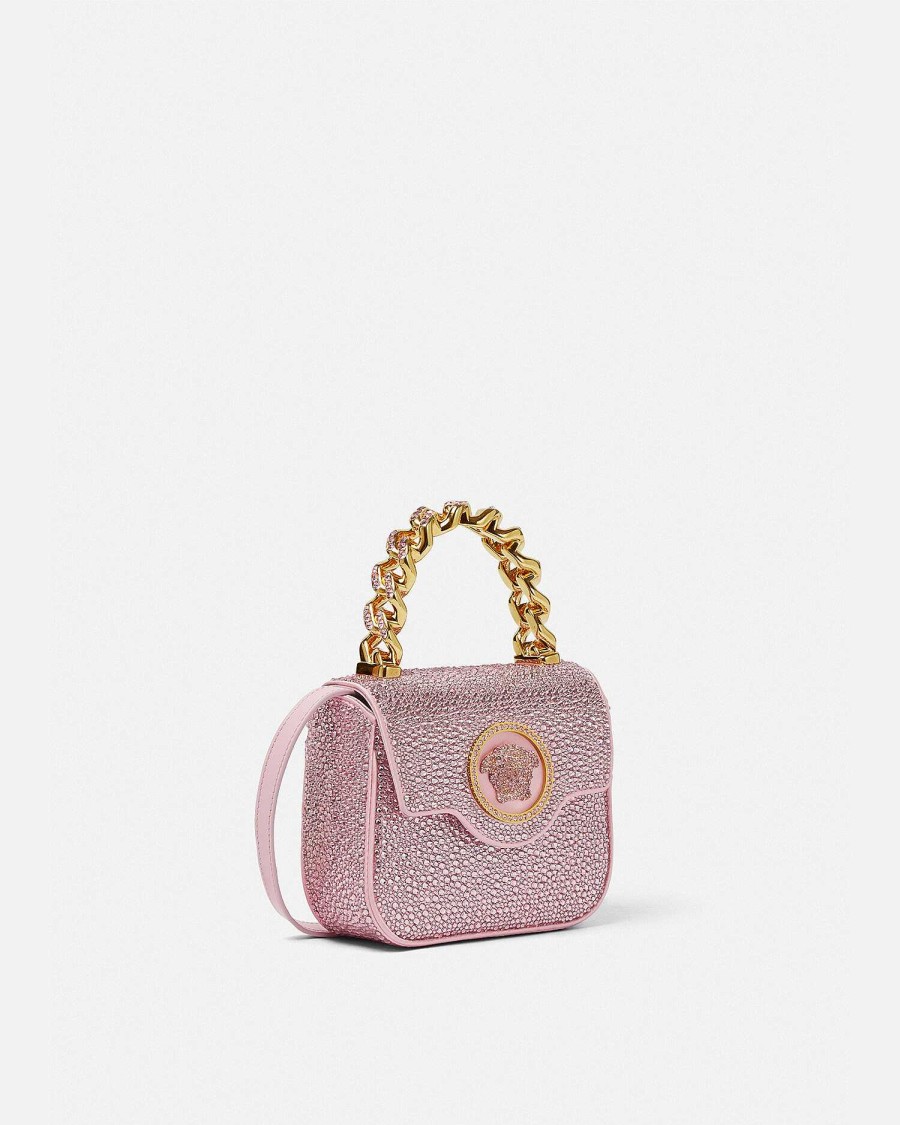 Clearance Crystal La Medusa Mini Bag Top Handle