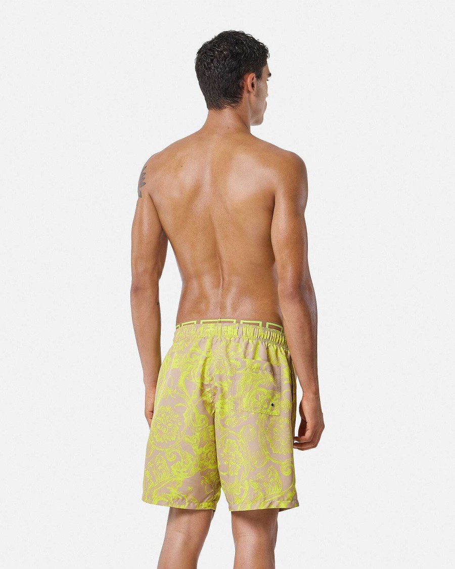 Clearance Barocco Stencil Mid Boardshorts Swimwear