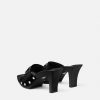 Online Medusa Buckle Patent Clogs 2.4" Sandals