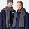 Best Medusa Ribbed Knit Scarf Soft Accessories