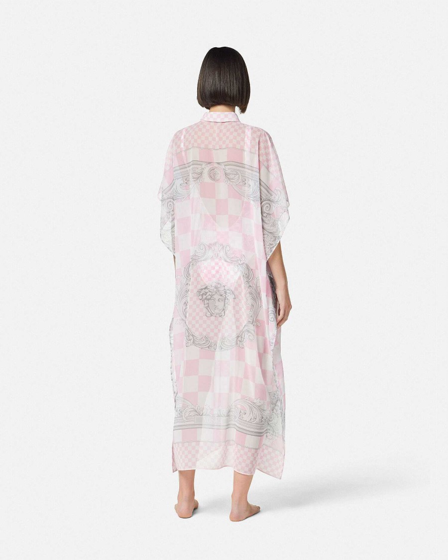 Online Medusa Contrasto Shirt Dress Cover-Up Beach Clothing & Accessories