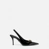 Hot Gianni Ribbon Slingback Pumps 85 Mm Pumps & Slingbacks