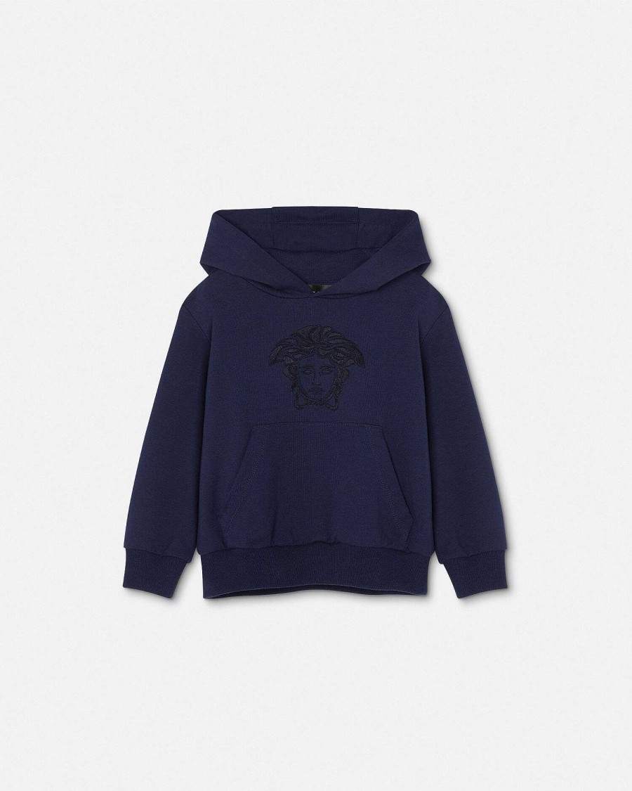 New Embroidered Medusa Baby Hoodie Clothing