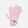 Wholesale 90S Vintage Logo Knit Gloves Soft Accessories