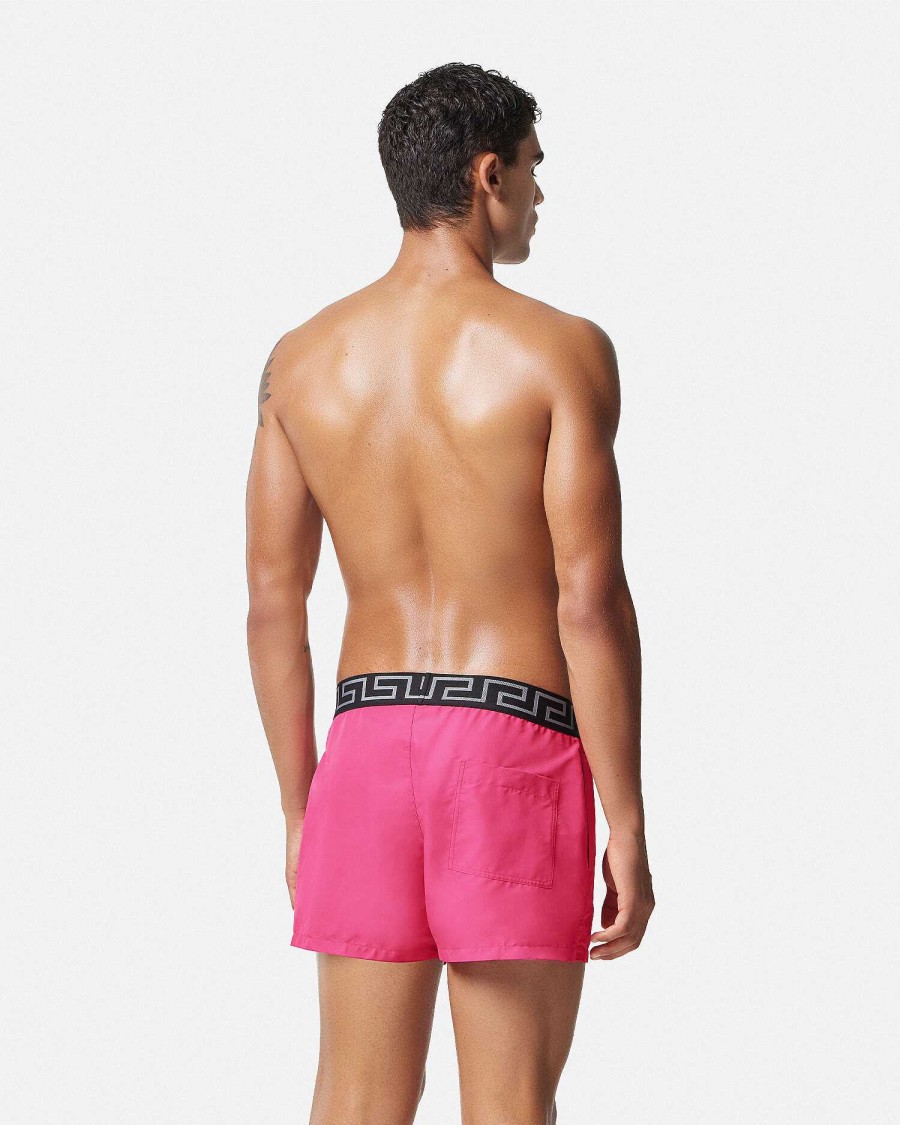 Clearance Greca Border Swim Shorts Swimwear