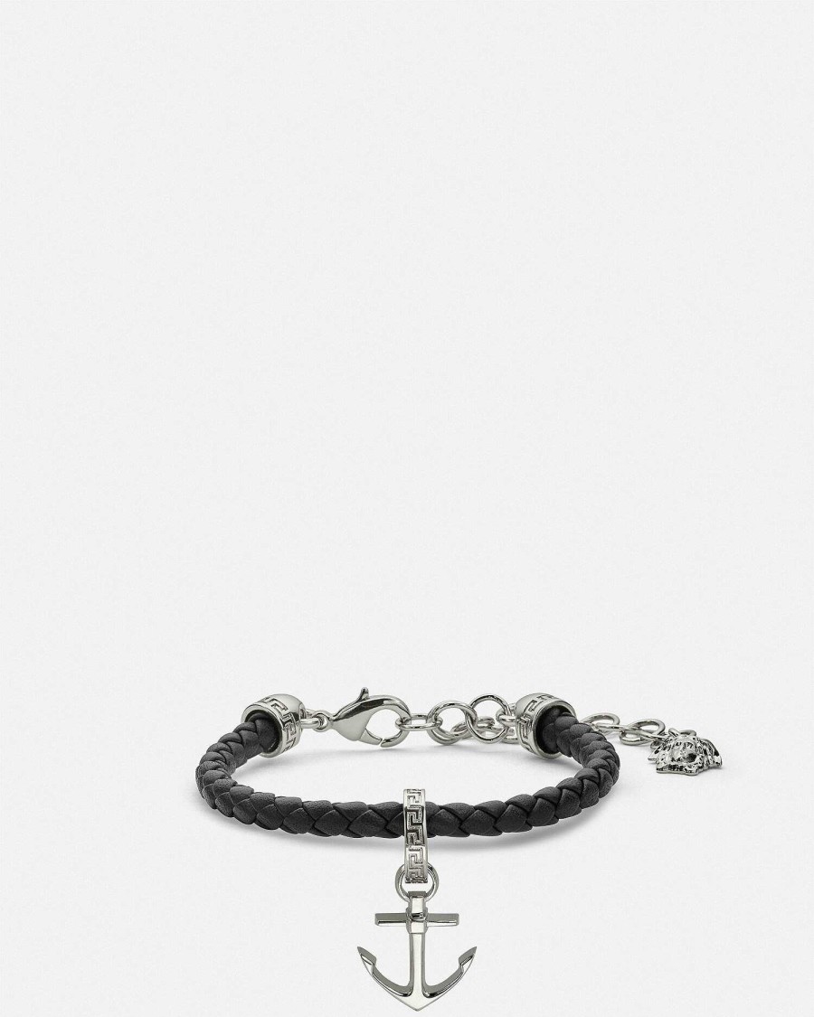 Online Nautical Medusa Leather Bracelet Bracelets