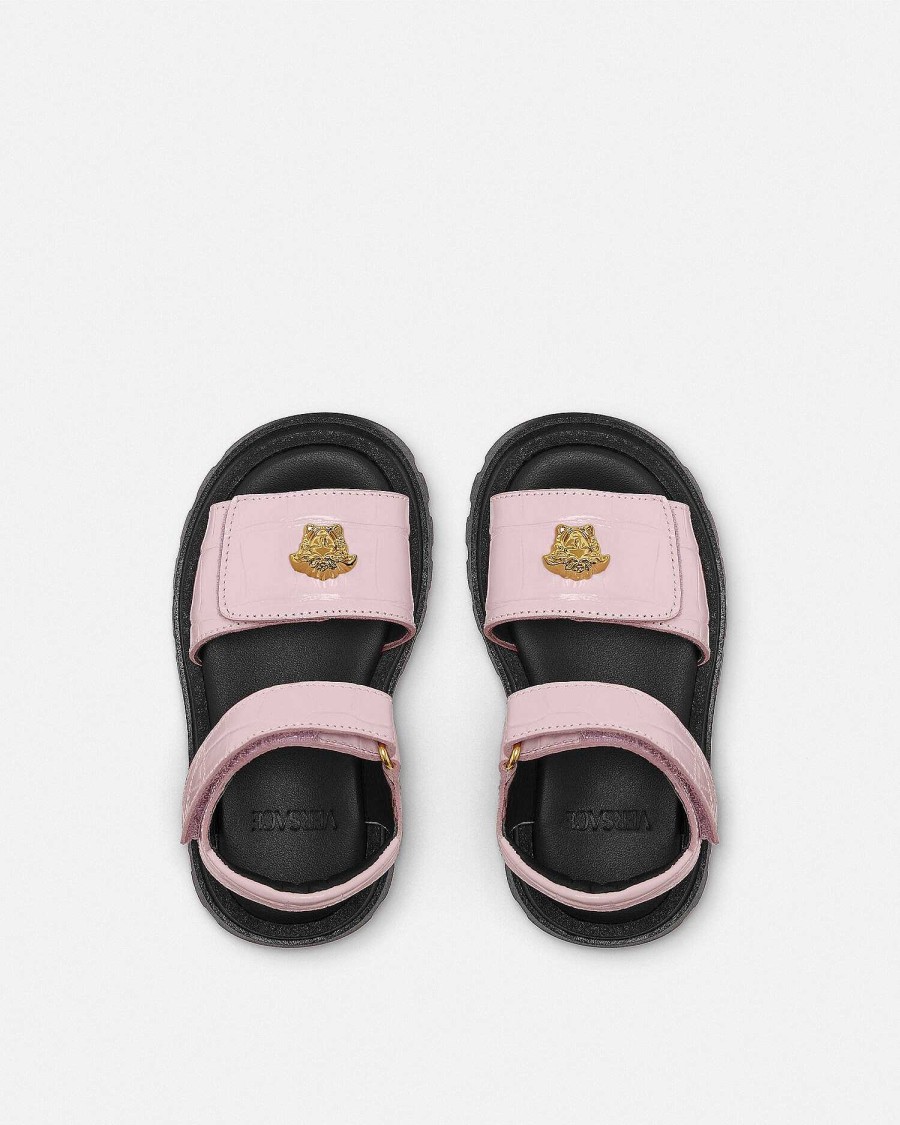 Clearance Croc-Effect La Medusa Baby Sandals Shoes