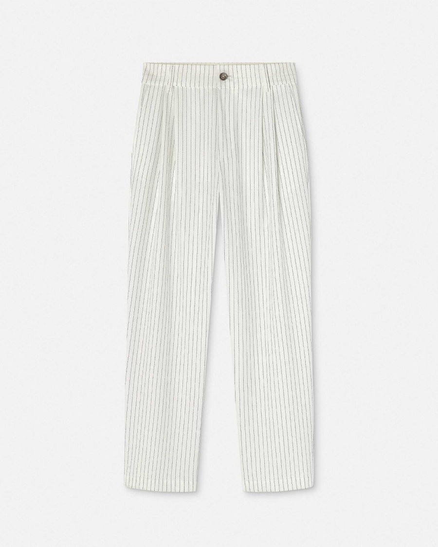 Hot Pinstripe Pleated Pants Clothing