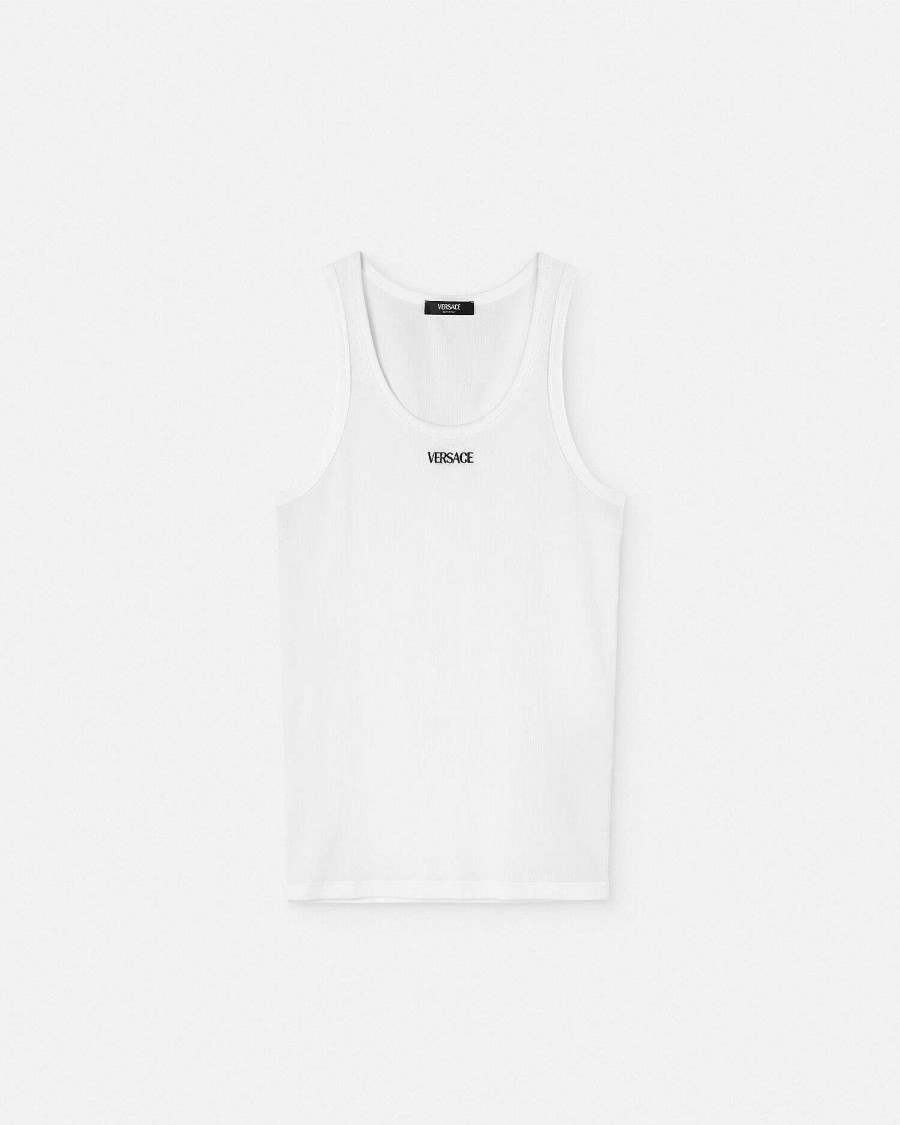 Clearance Logo Ribbed Tank Top T-Shirts & Polos