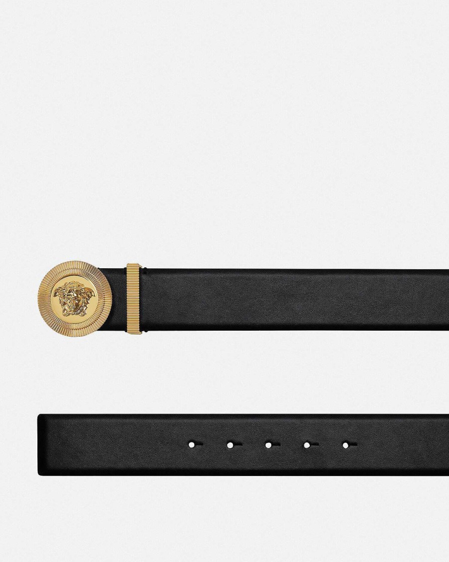 Online Medusa Biggie Leather Belt Belts