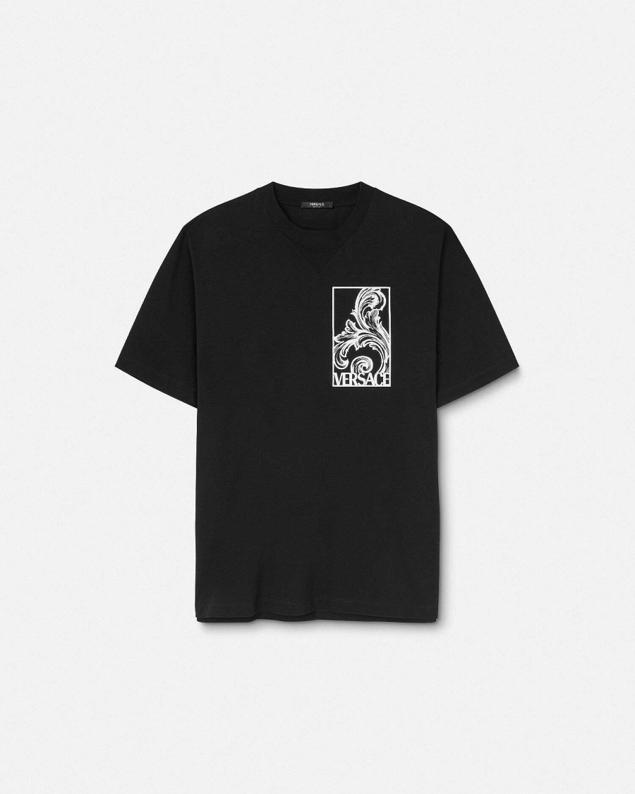 New Versace Palmette T-Shirt T-Shirts & Polos