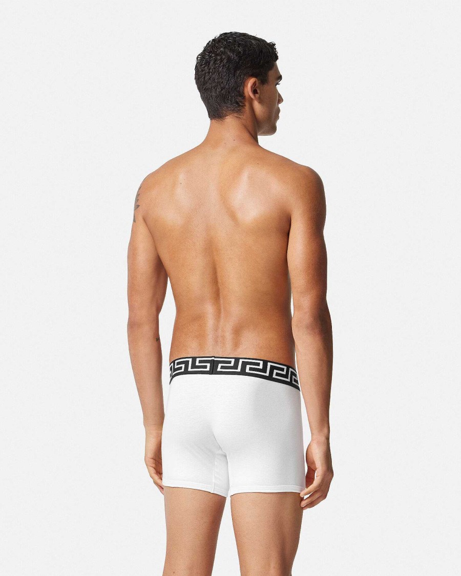 Online Greca Border Long Trunks Boxers