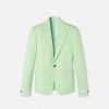 Online Wool Single-Breasted Blazer Blazers & Suits