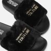 Hot Shelly Faux-Fur Sliders Shoes