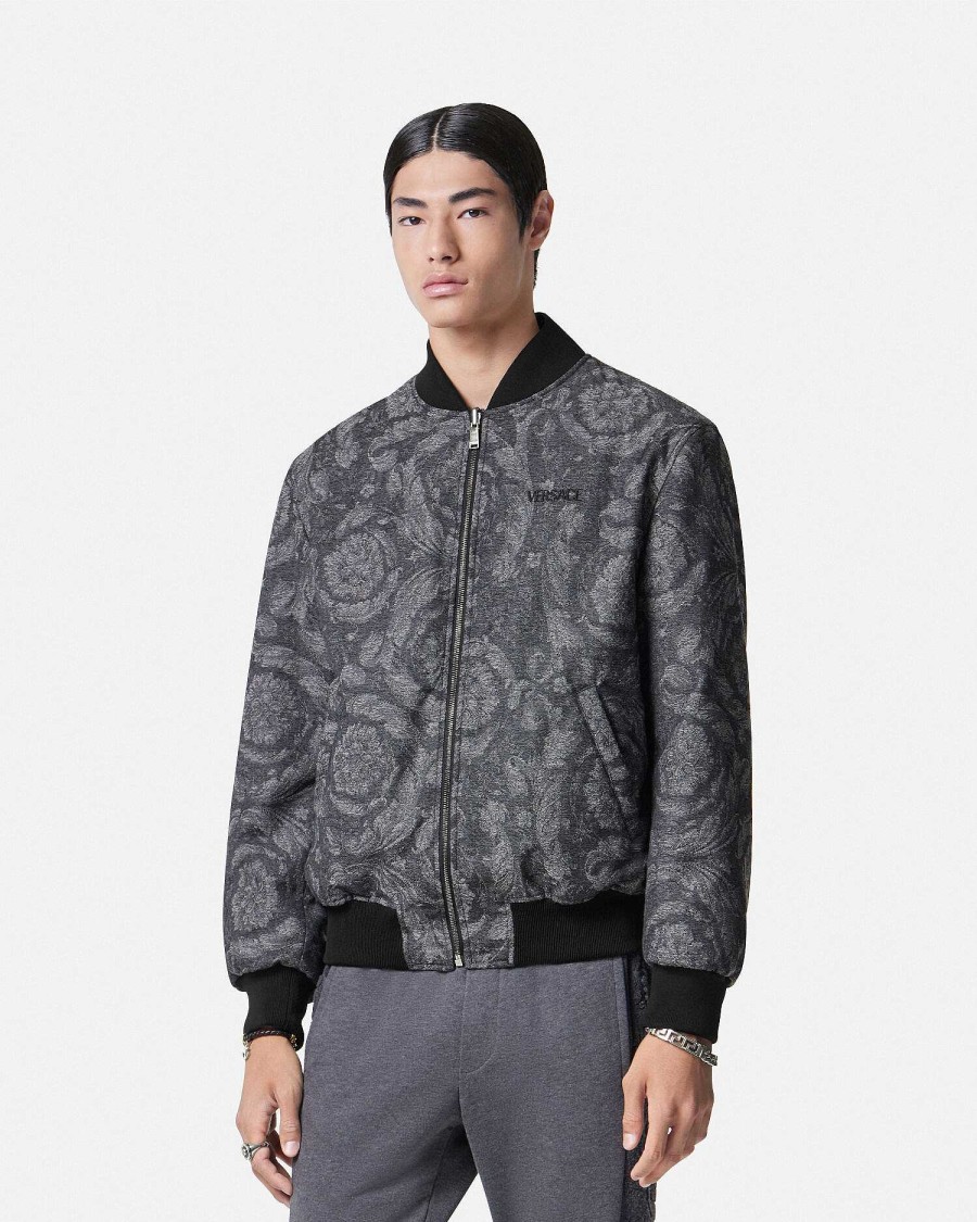 Online Barocco Reversible Bomber Jacket Jackets & Coats